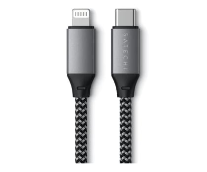 Kabel USB Satechi Kabel USB-C - Lightning 25cm (space gray)